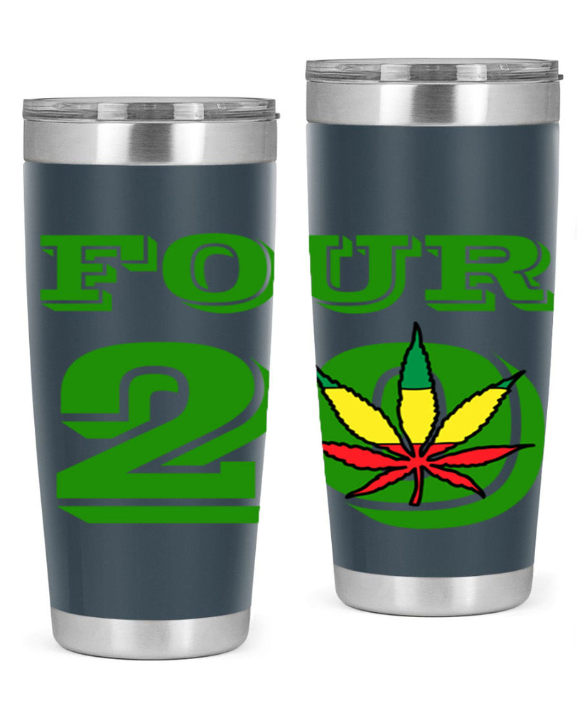 four twenty 87#- marijuana- Tumbler