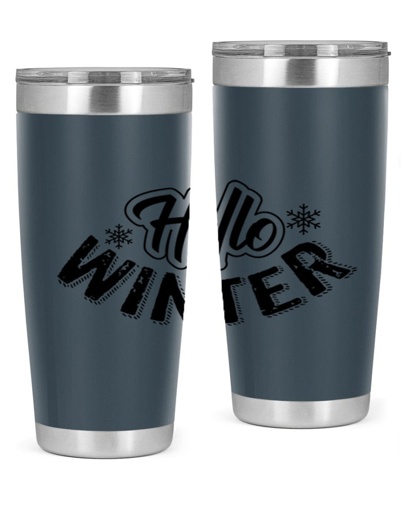 hello winter 169#- winter- Tumbler