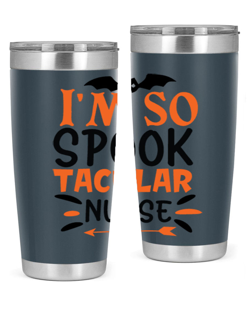 im so spooktacular nurse 111#- halloween- Tumbler