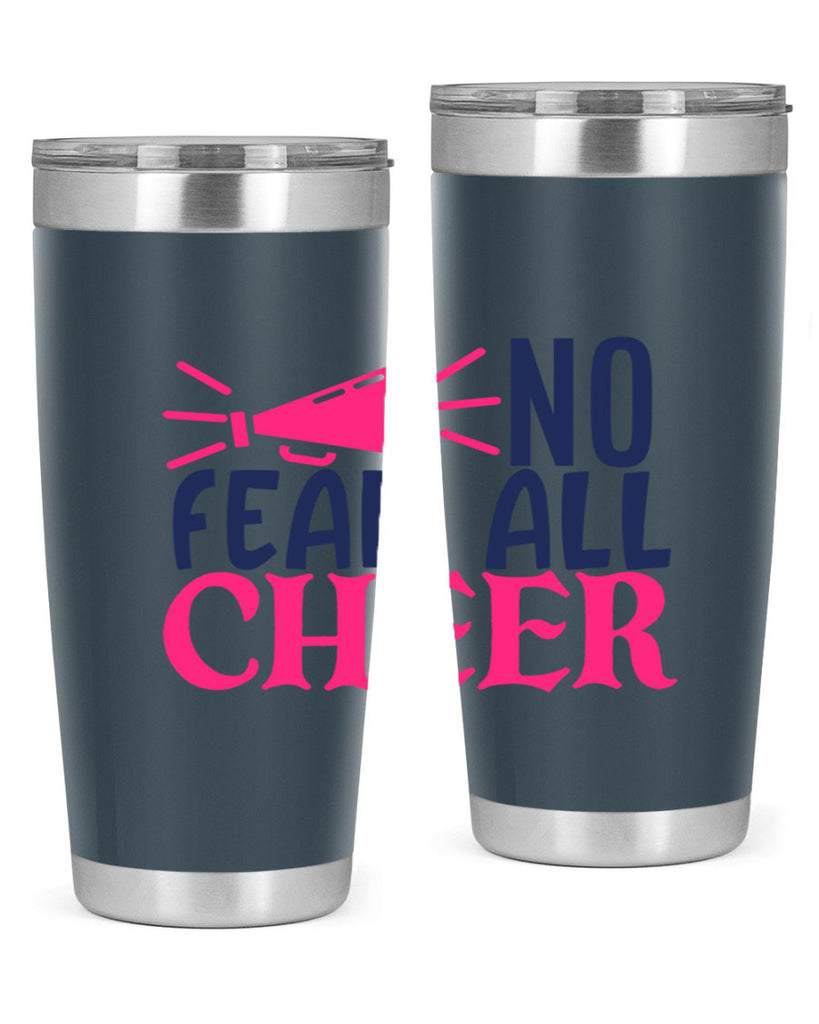 no fear all cheer 1739#- cheer- Tumbler