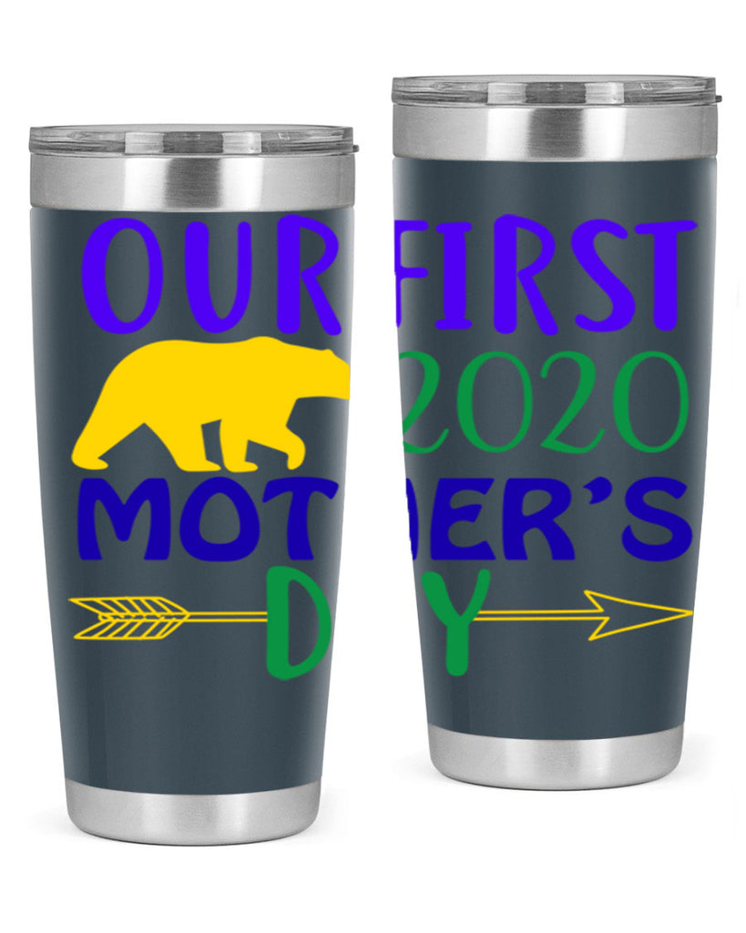 our first mothers day 4#- mardi gras- Tumbler