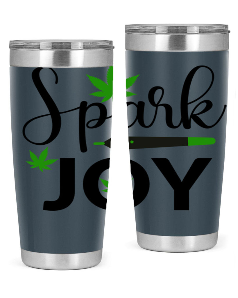 spark joy 250#- marijuana- Tumbler