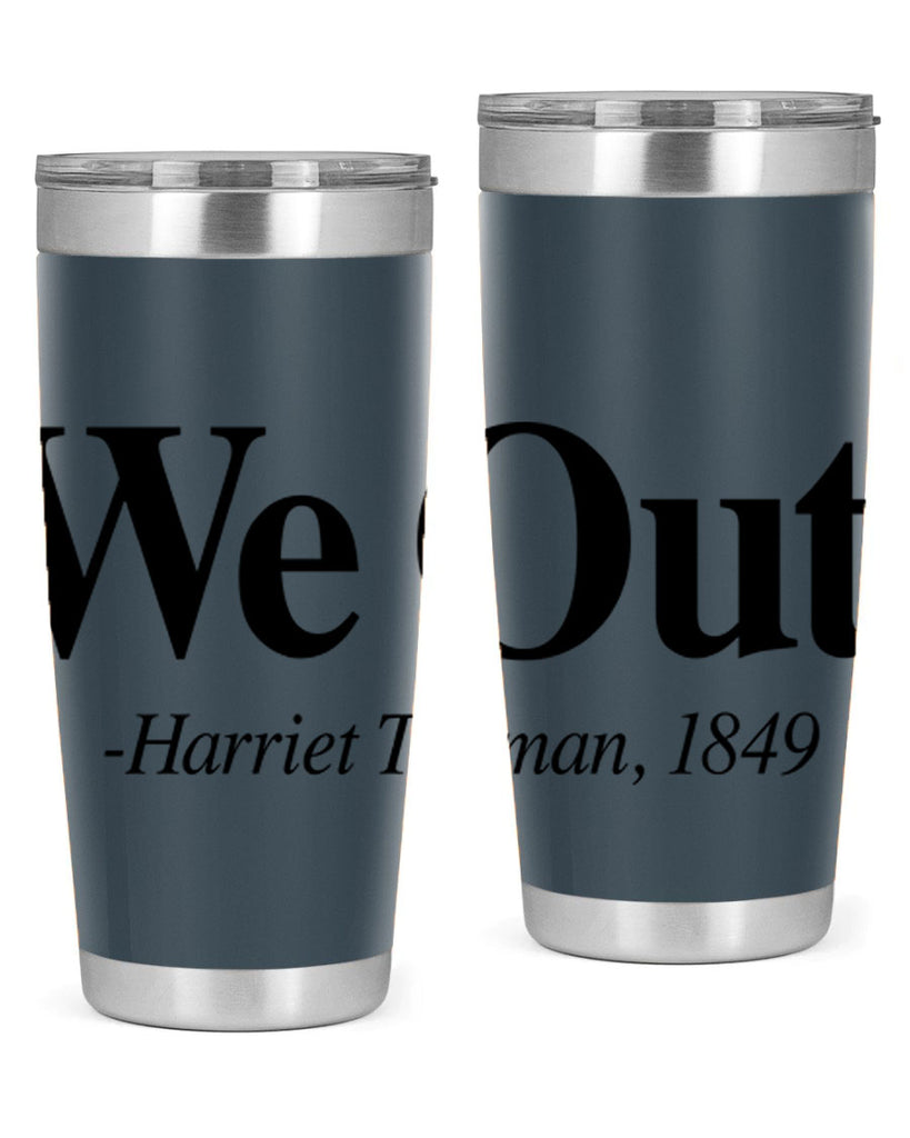 we out harriet tubman 12#- black words phrases- Cotton Tank