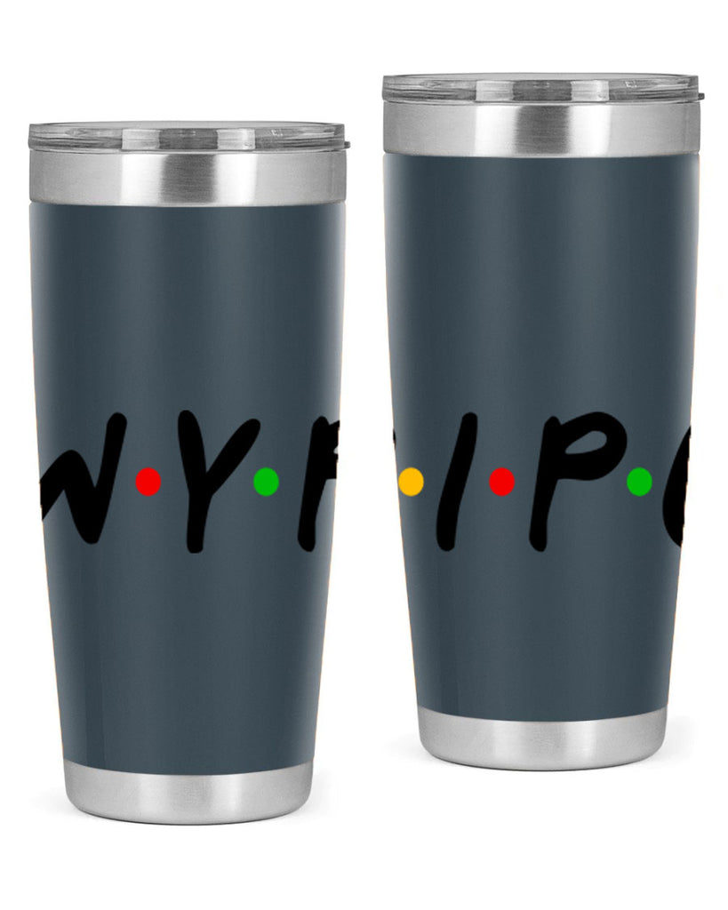 wypipo 7#- black words phrases- Cotton Tank