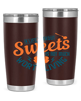 A life without sweets is not much worth living Style 50#- diabetes- Tumbler