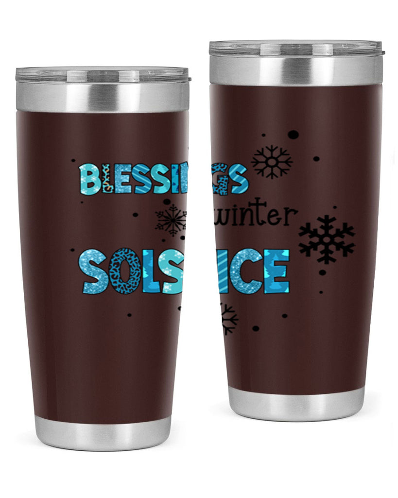 Blessings winter solstice 25#- winter- Tumbler