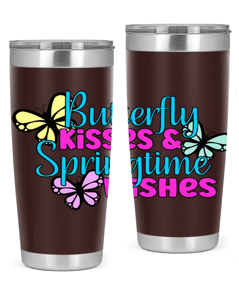 Butterfly kisses & springtime wishes95#- spring- Tumbler
