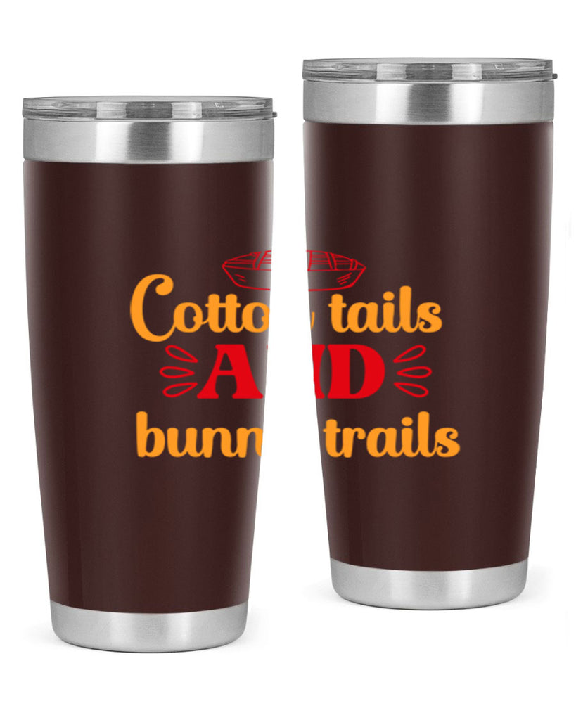Cotton tails and bunny trails 112#- spring- Tumbler