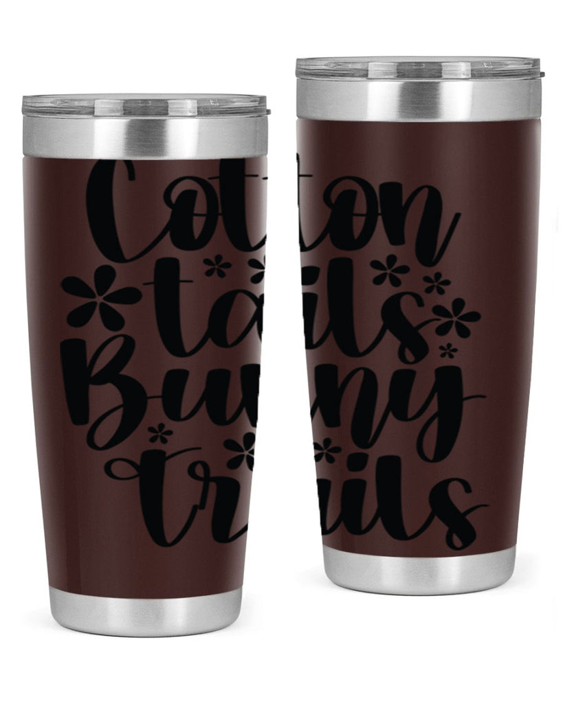 Cotton tails bunny trails  113#- spring- Tumbler