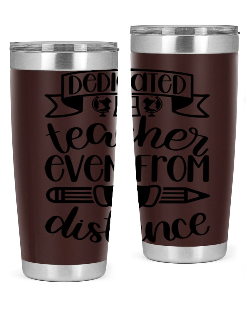 Dedicated Teacher Even Style 80#- teacher- tumbler