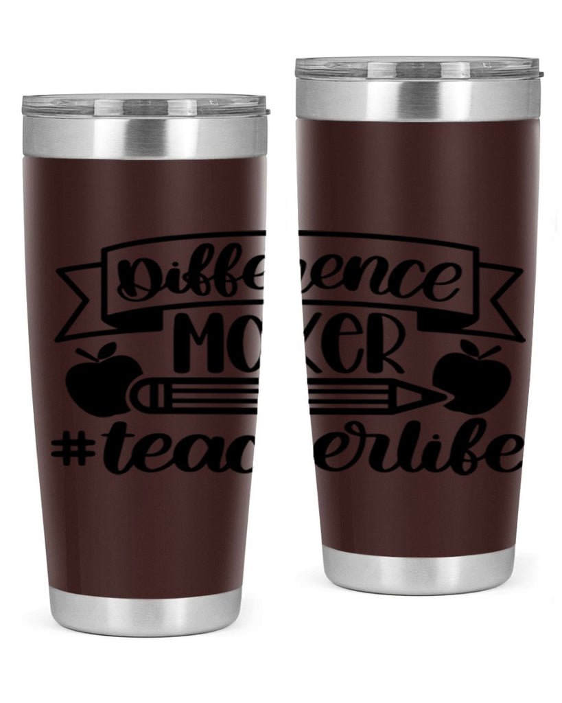Difference Maker Teacher Life Style 78#- teacher- tumbler