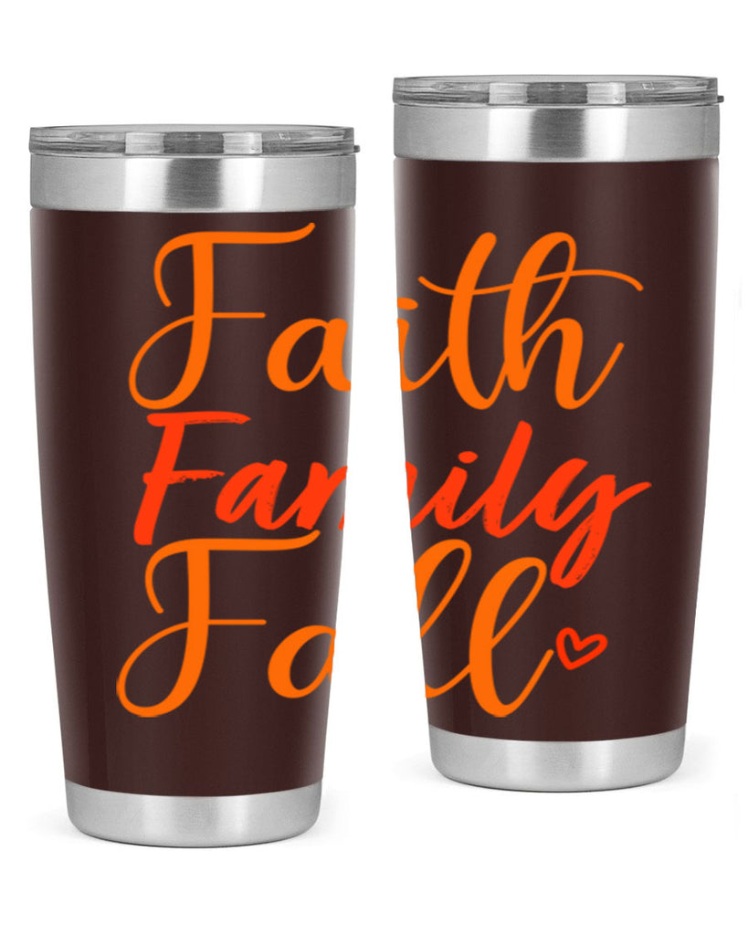 Faith Family Fall Design 81#- fall- Tumbler