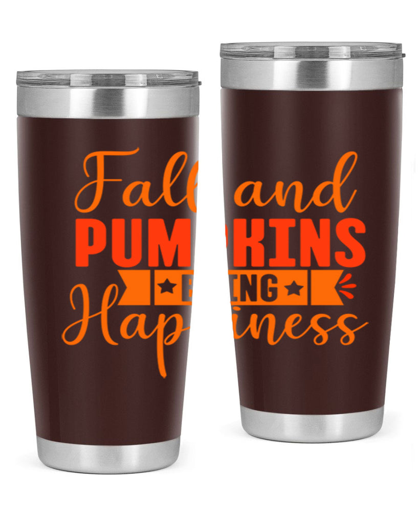 Fall And Pumpkins Bring Happiness Design 84#- fall- Tumbler