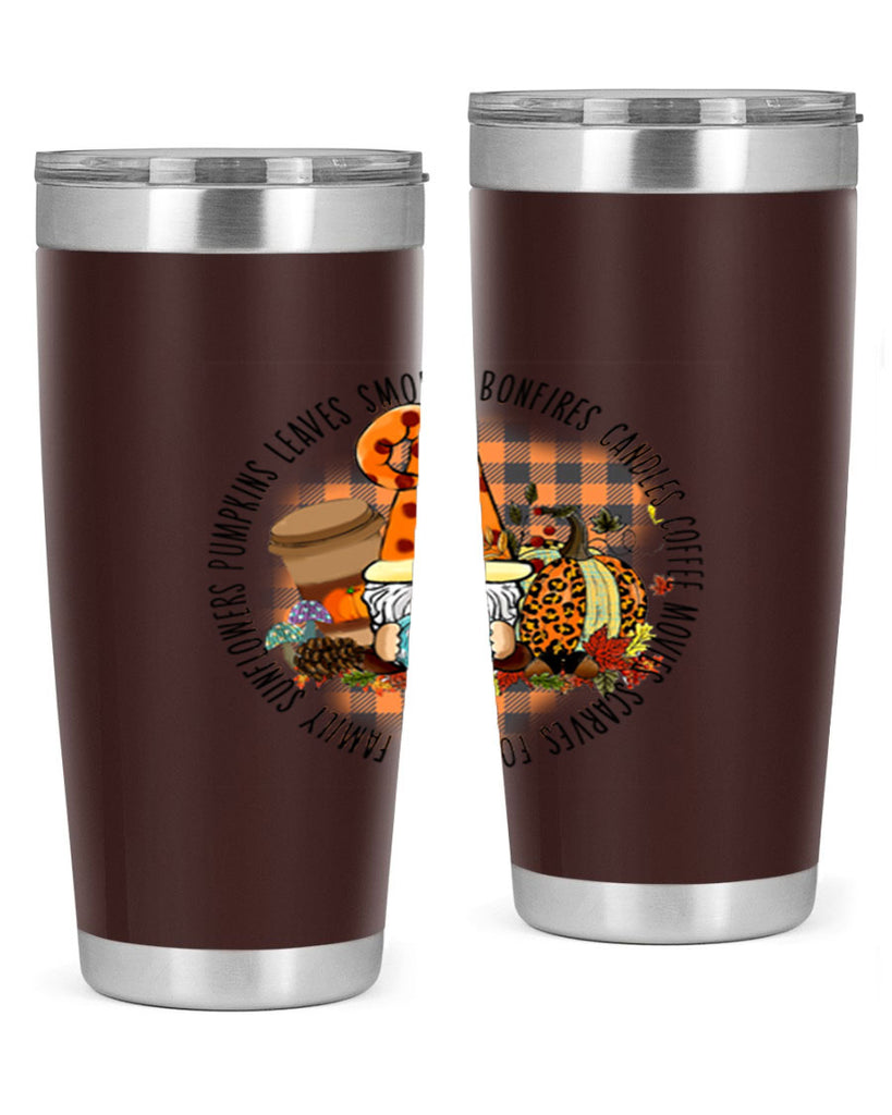FallVibesGnome 165#- fall- Tumbler
