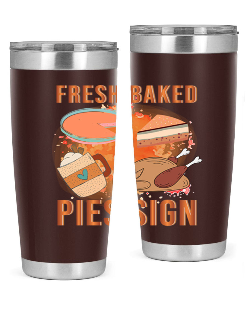 Fresh Baked Pies Sign 187#- fall- Tumbler