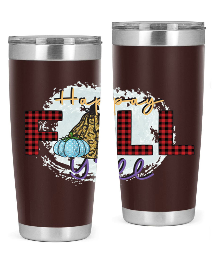 Happay Fall Y all 217#- fall- Tumbler