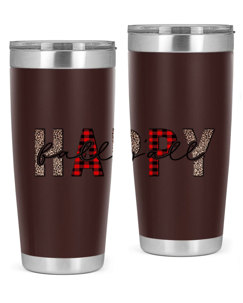 Happy Fall Y all 228#- fall- Tumbler