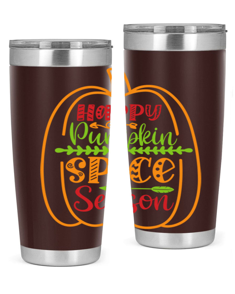 Happy Pumpkin Spice Season 243#- fall- Tumbler