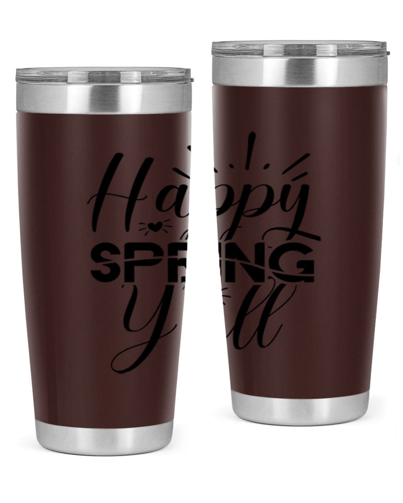Happy Spring Y'all 165#- spring- Tumbler