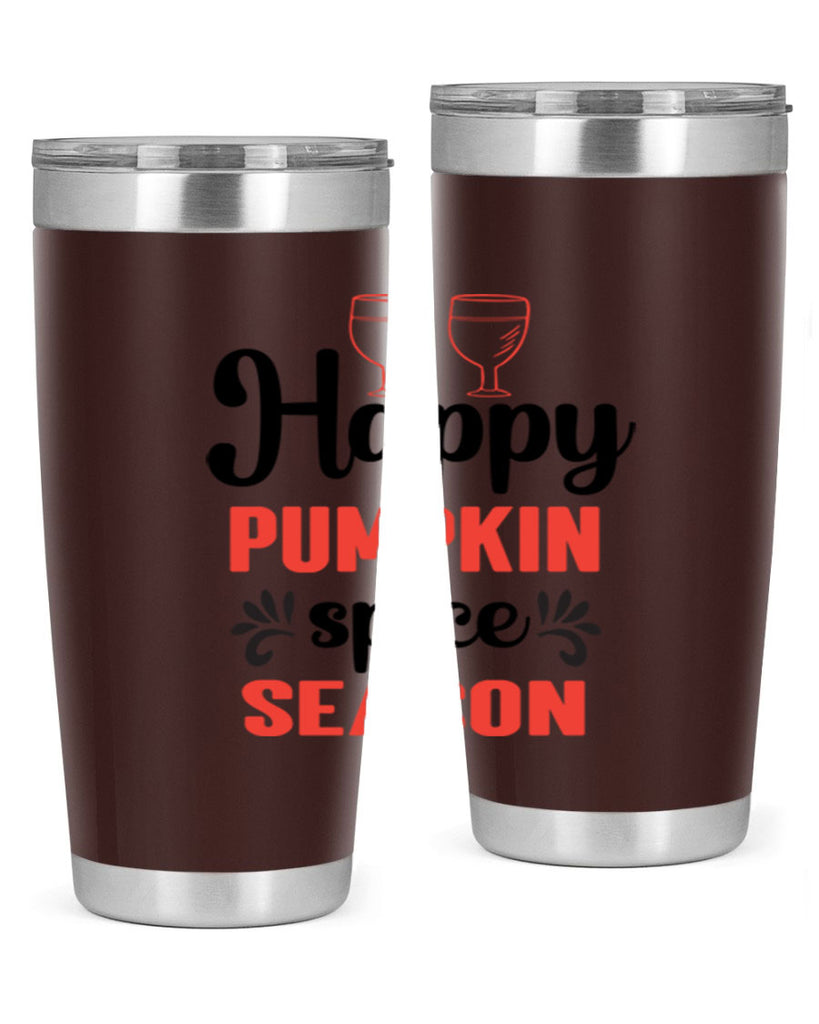 Happy pumpkin spice season 244#- fall- Tumbler