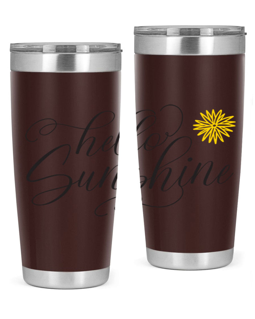 Hello Spring Lettering201#- spring- Tumbler