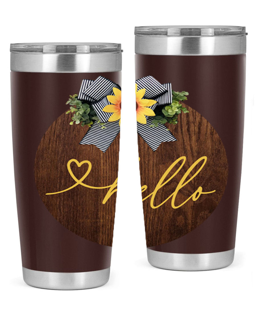 Hello heart Mockup182#- spring- Tumbler