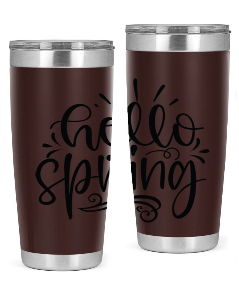 Hello spring 3#- spring- Tumbler