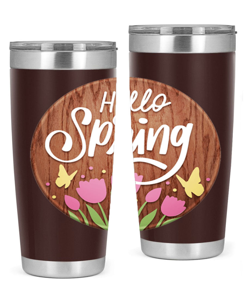 Hello spring Mockup202#- spring- Tumbler