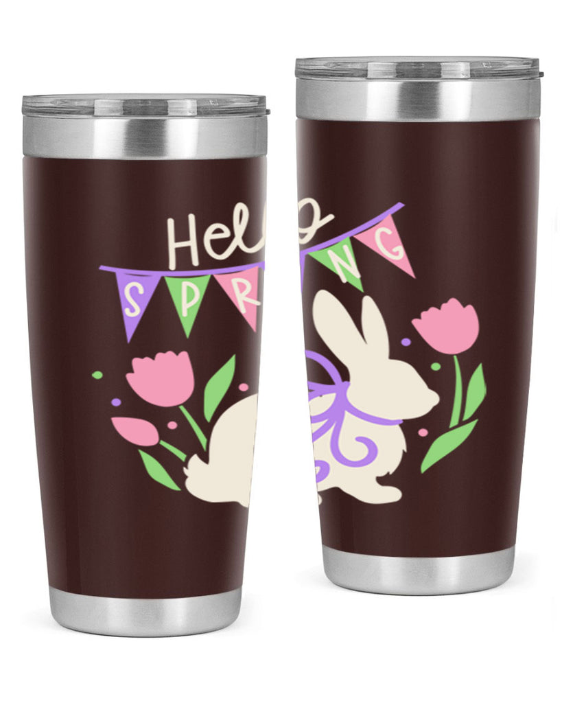Hello spring bunny193#- spring- Tumbler
