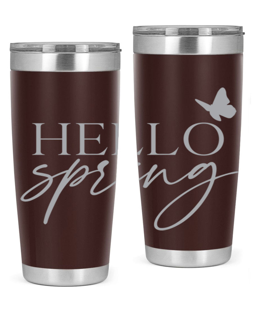 Hello spring butterfly195#- spring- Tumbler