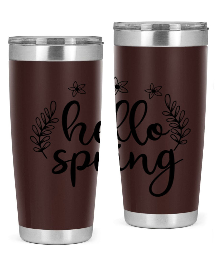 Hello spring design  221#- spring- Tumbler