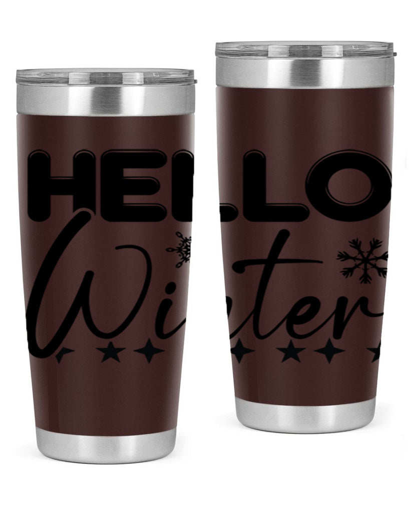 Hello winter 183#- winter- Tumbler