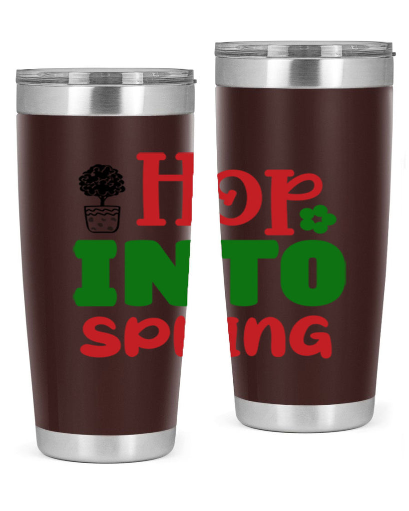 Hop into Spring 251#- spring- Tumbler