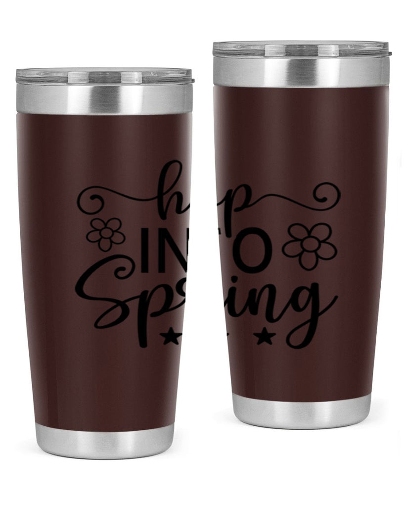 Hop into spring  252#- spring- Tumbler