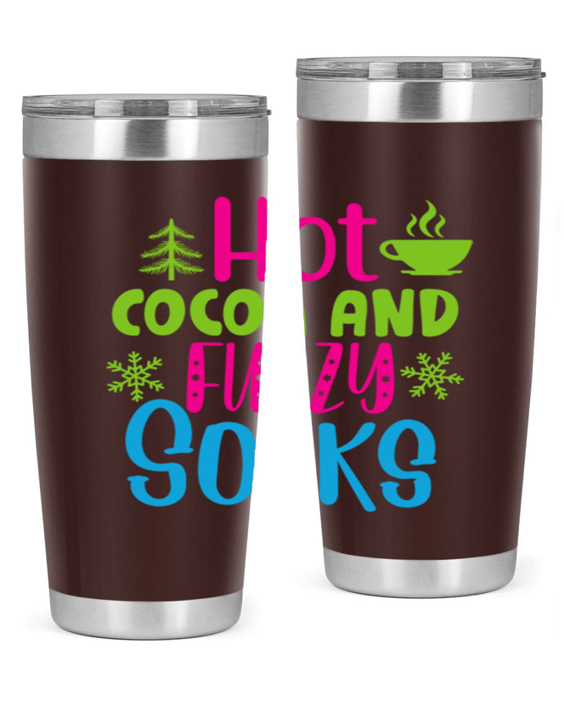 Hot Cocoa And Fuzzy Socks209#- winter- Tumbler