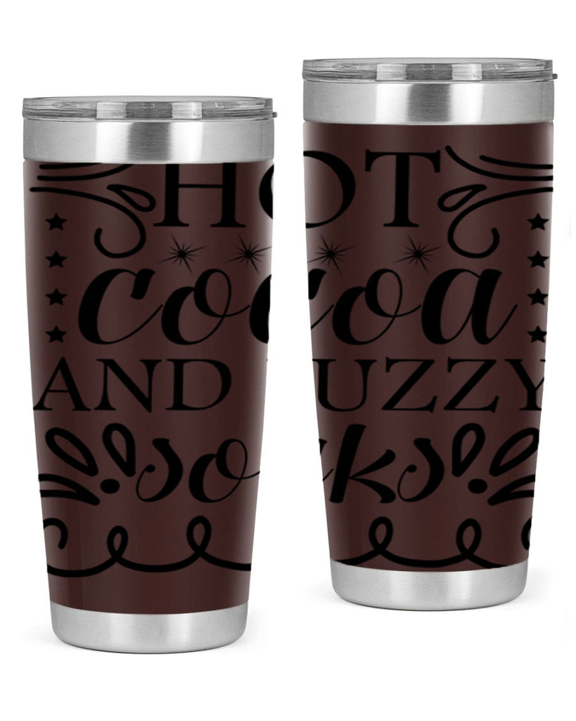 Hot Cocoa and Fuzzy Socks 217#- winter- Tumbler