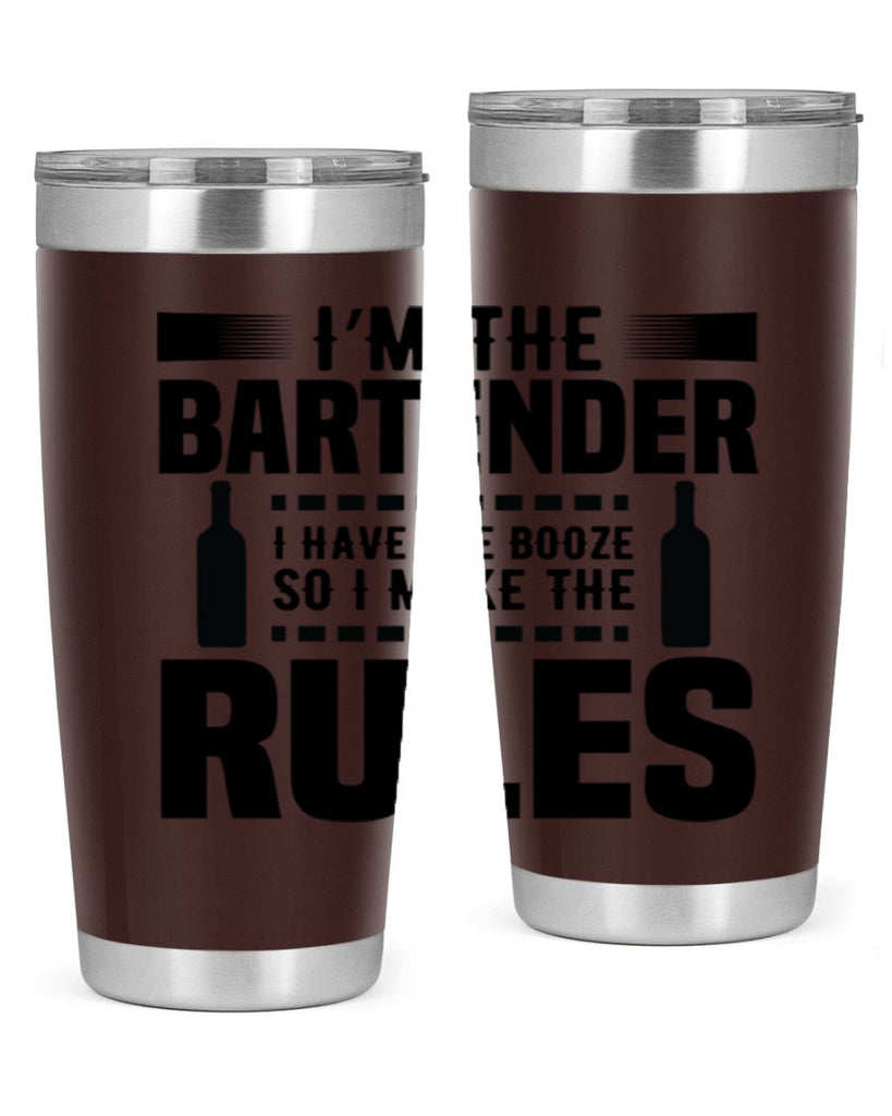 I am the Bartender Style 2#- bartender- tumbler