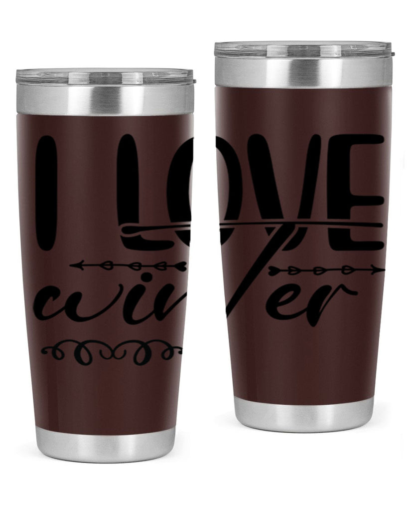 I love winter 243#- winter- Tumbler