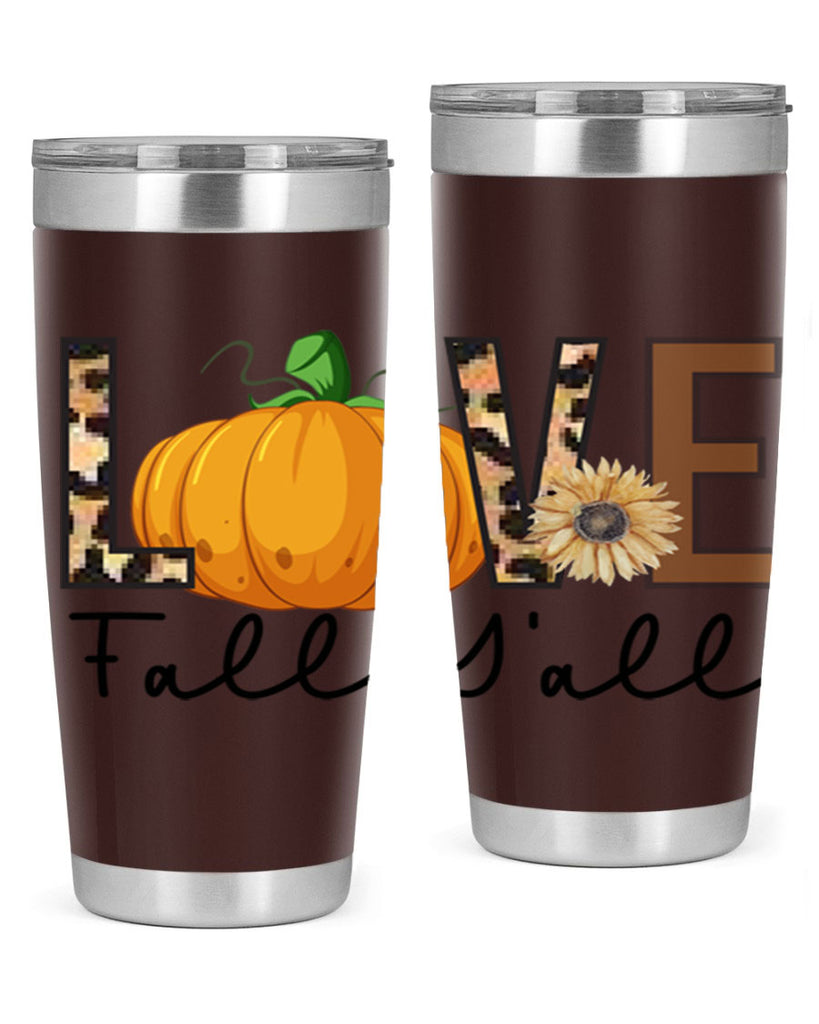 Love FALL YAll 410#- fall- Tumbler