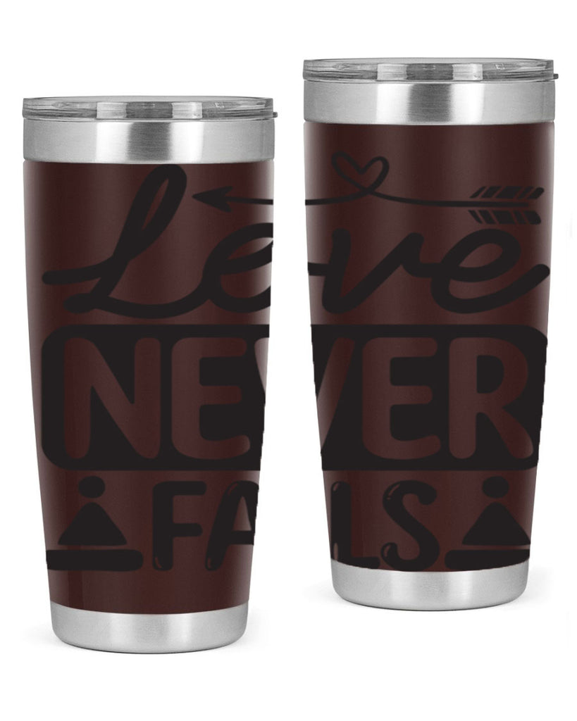 Love never fails 317#- winter- Tumbler