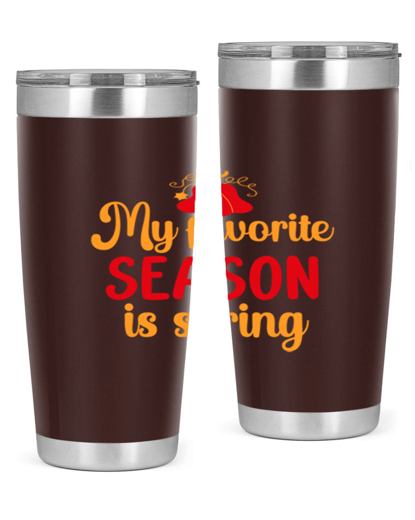 My favorite season is spring 343#- spring- Tumbler