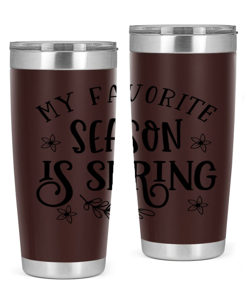 My favorite season is spring 350#- spring- Tumbler