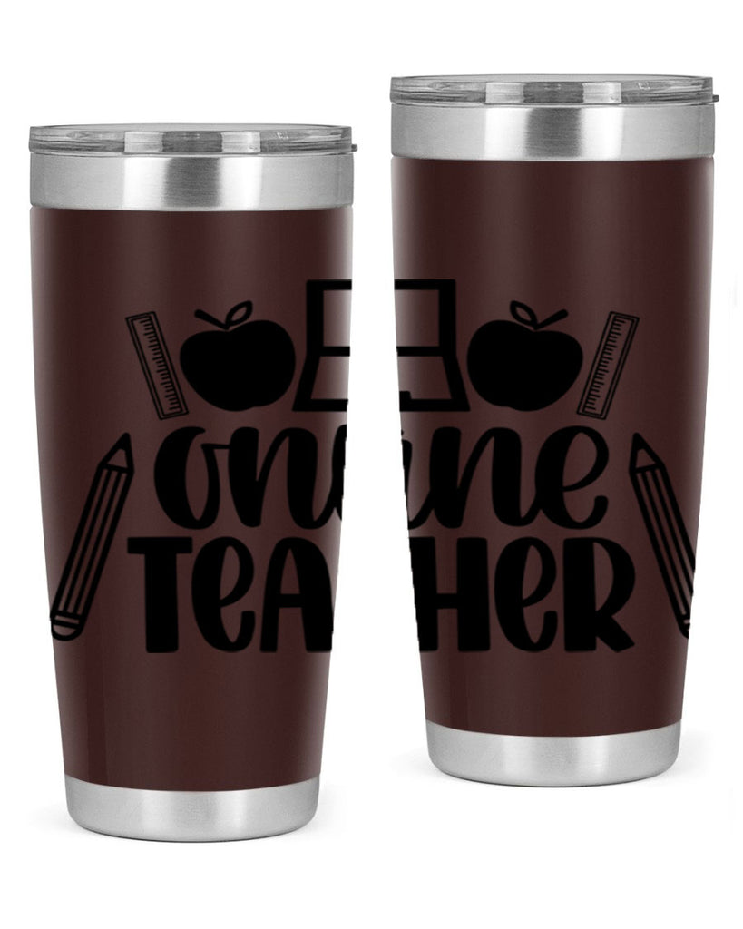 Online Teacher Style 61#- teacher- tumbler