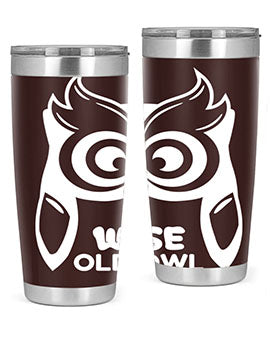 Owl Lover Wise Old Owl A TurtleRabbit 13#- owl- Tumblers