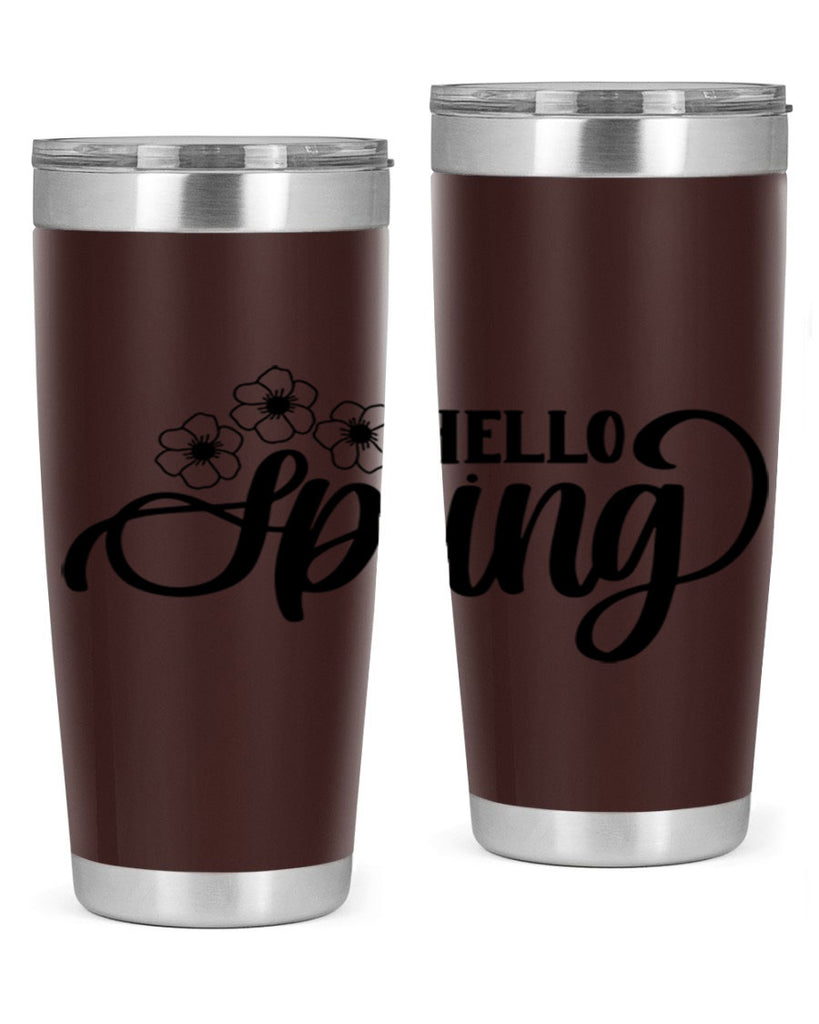 PNG_Hello Spring393#- spring- Tumbler