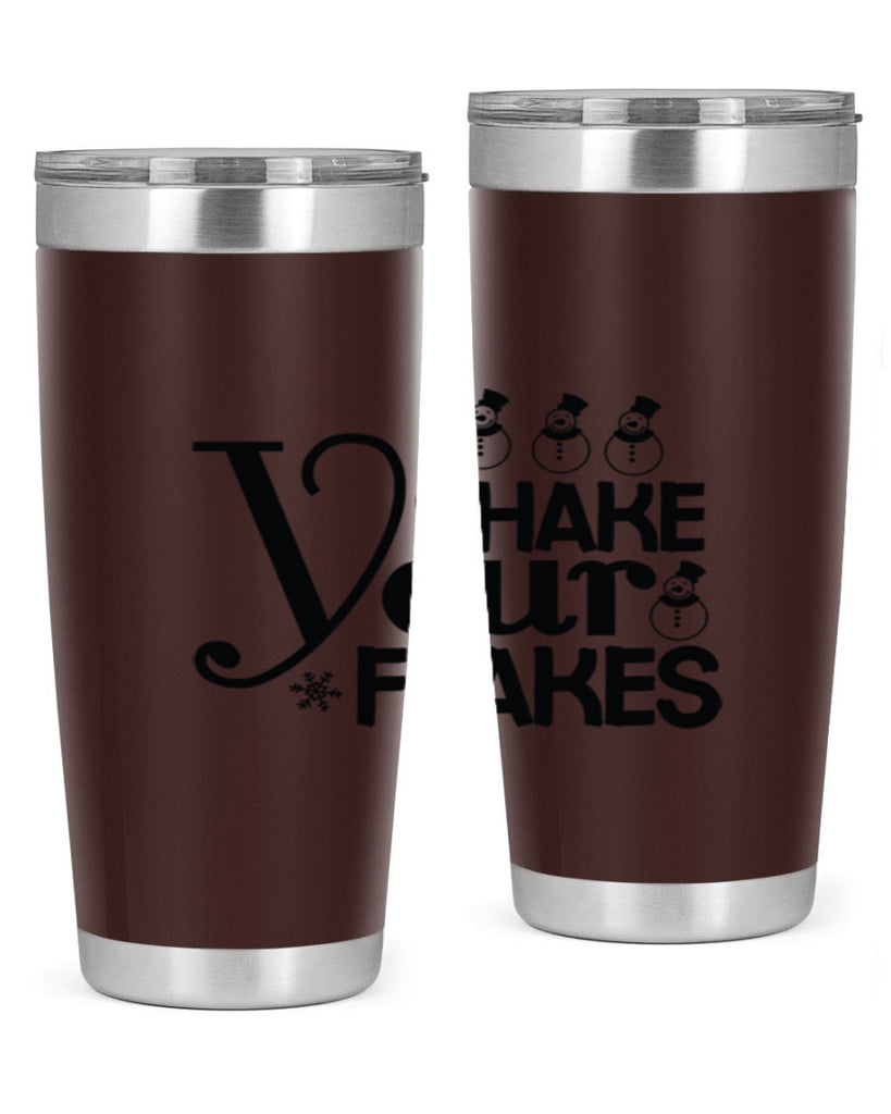 Shake Your Flakes 357#- winter- Tumbler