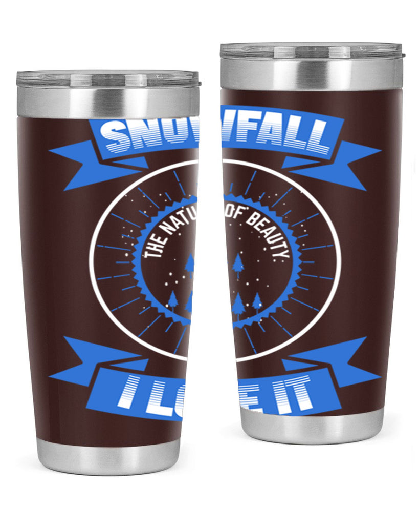 Snowfall Winter 373#- winter- Tumbler