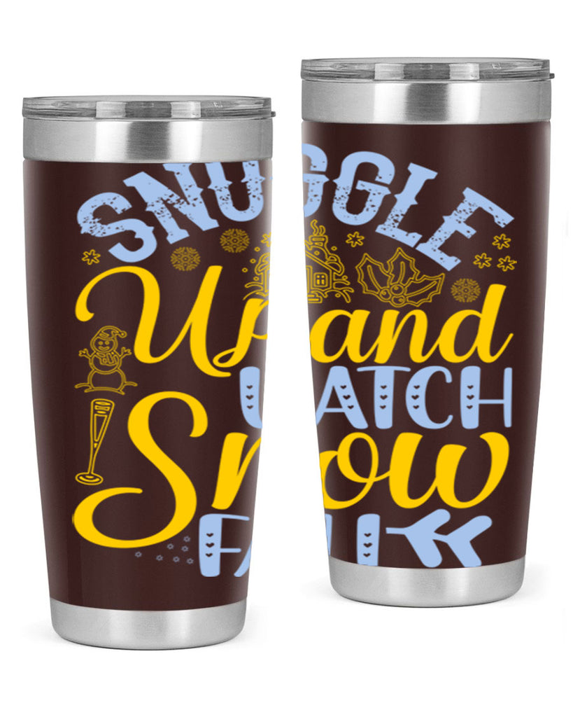 Snuggle up and watch snow fall385#- winter- Tumbler