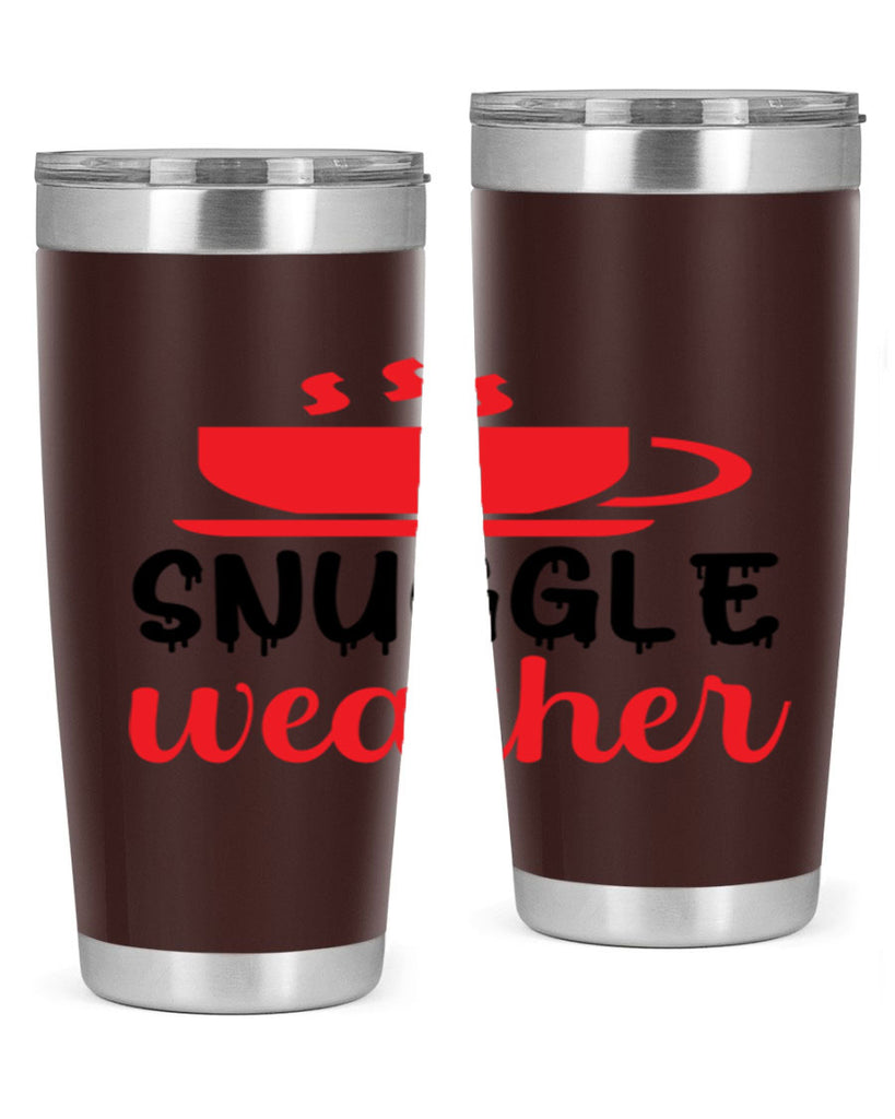 Snuggle weather 386#- winter- Tumbler