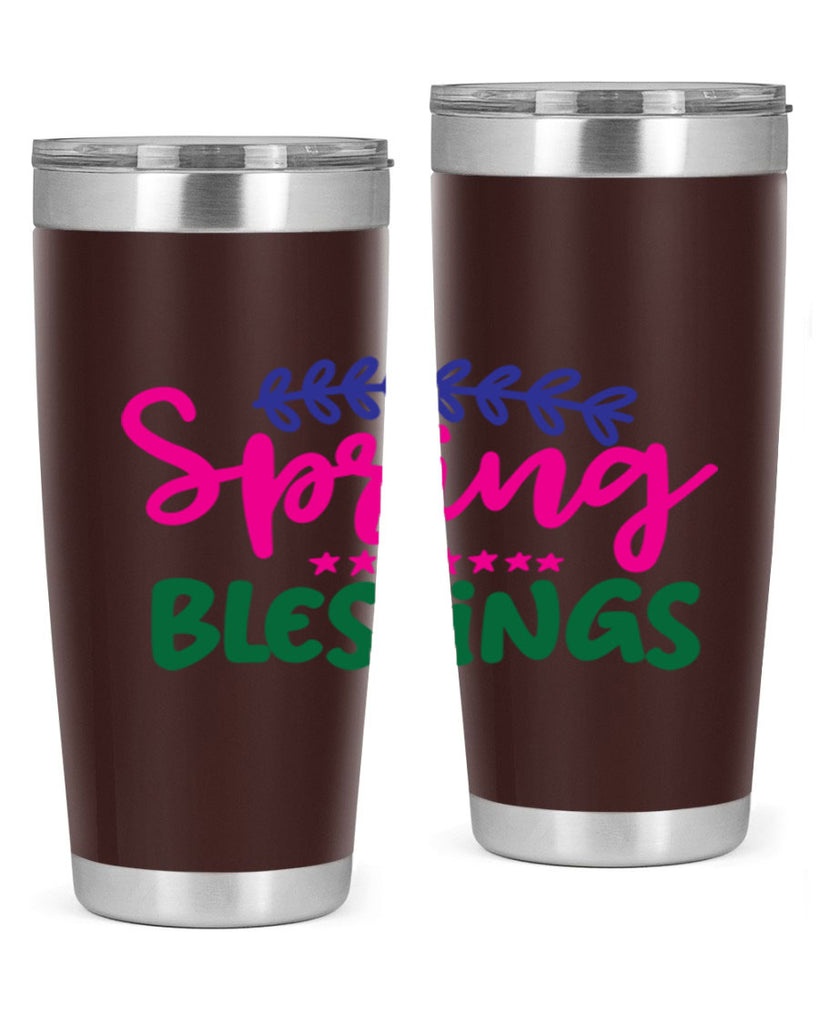 Spring Blessings 419#- spring- Tumbler